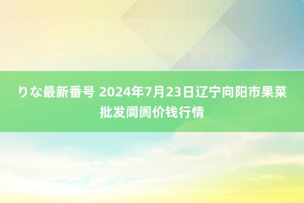 りな最新番号 2024年7月23日辽宁向阳市果菜批发阛阓价钱行情