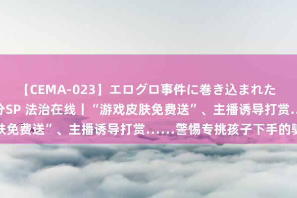 【CEMA-023】エログロ事件に巻き込まれた 人妻たちの昭和史 210分SP 法治在线丨“游戏皮肤免费送”、主播诱导打赏……警惕专挑孩子下手的骗局