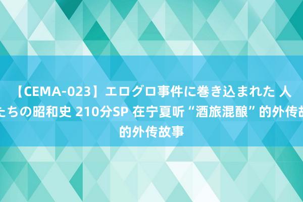 【CEMA-023】エログロ事件に巻き込まれた 人妻たちの昭和史 210分SP 在宁夏听“酒旅混酿”的外传故事