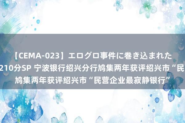 【CEMA-023】エログロ事件に巻き込まれた 人妻たちの昭和史 210分SP 宁波银行绍兴分行鸠集两年获评绍兴市“民营企业最寂静银行”