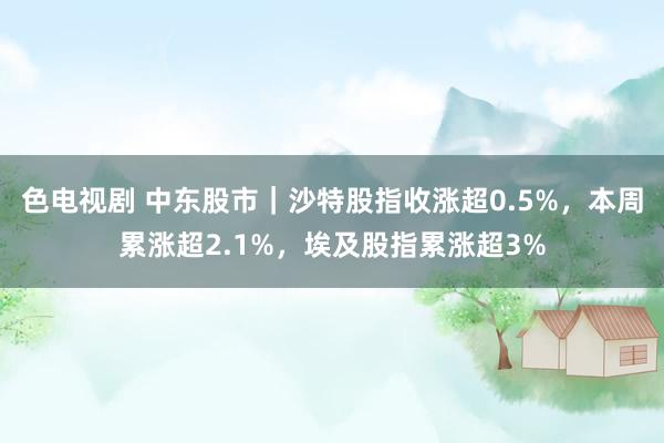 色电视剧 中东股市｜沙特股指收涨超0.5%，本周累涨超2.1%，埃及股指累涨超3%