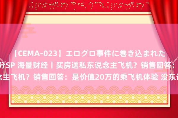 【CEMA-023】エログロ事件に巻き込まれた 人妻たちの昭和史 210分SP 海量财经丨买房送私东说念主飞机？销售回答：是价值20万的乘飞机体验 没东说念主选