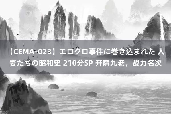 【CEMA-023】エログロ事件に巻き込まれた 人妻たちの昭和史 210分SP 开隋九老，战力名次